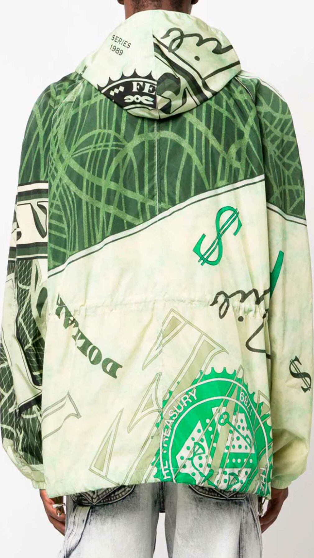 Chaqueta ligera con estampado de Moschino
