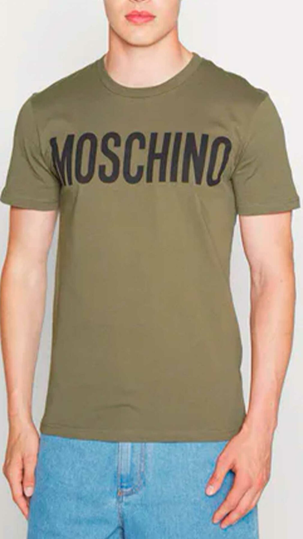 Camiseta con logo estampado Moschino