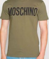 Camiseta con logo estampado Moschino