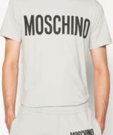 Camiseta con logo estampado Moschino