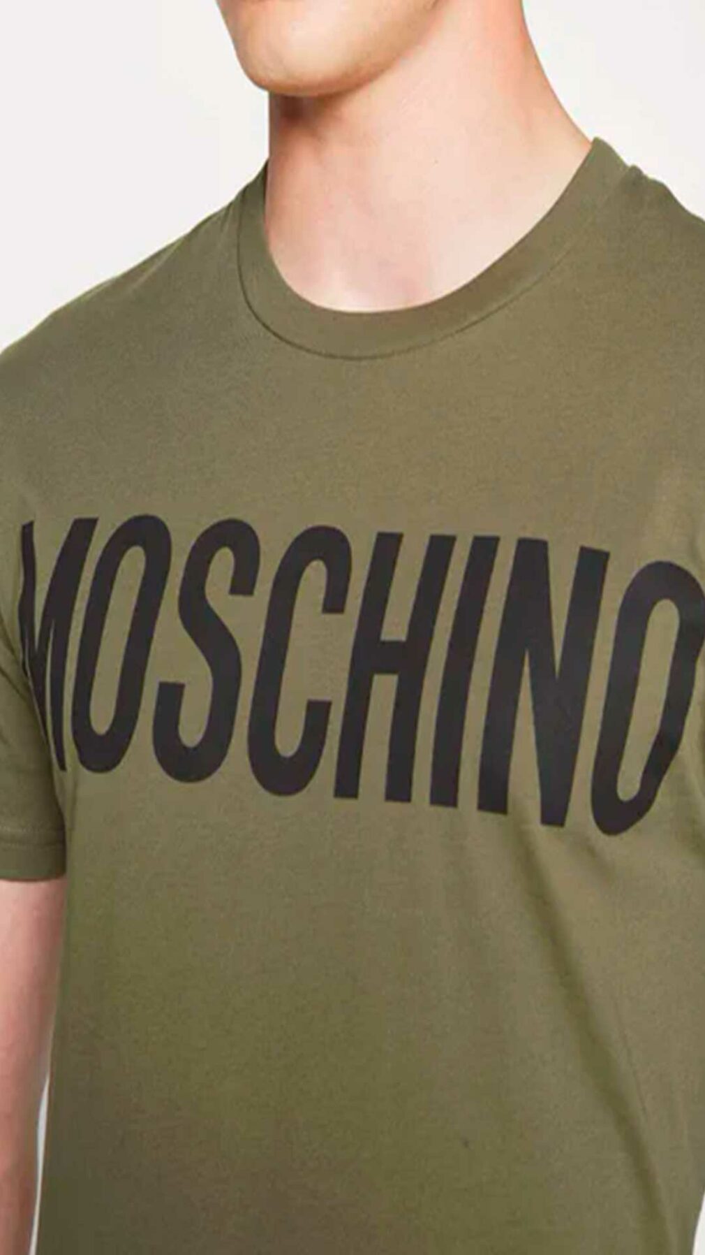 Camiseta con logo estampado Moschino