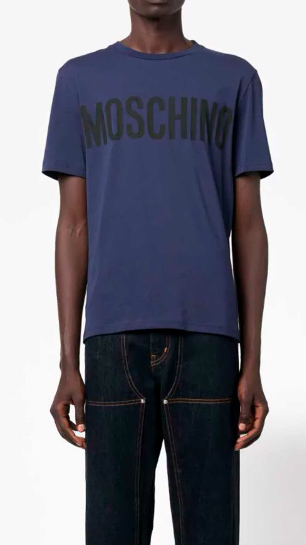 Camiseta con logo estampado de Moschino
