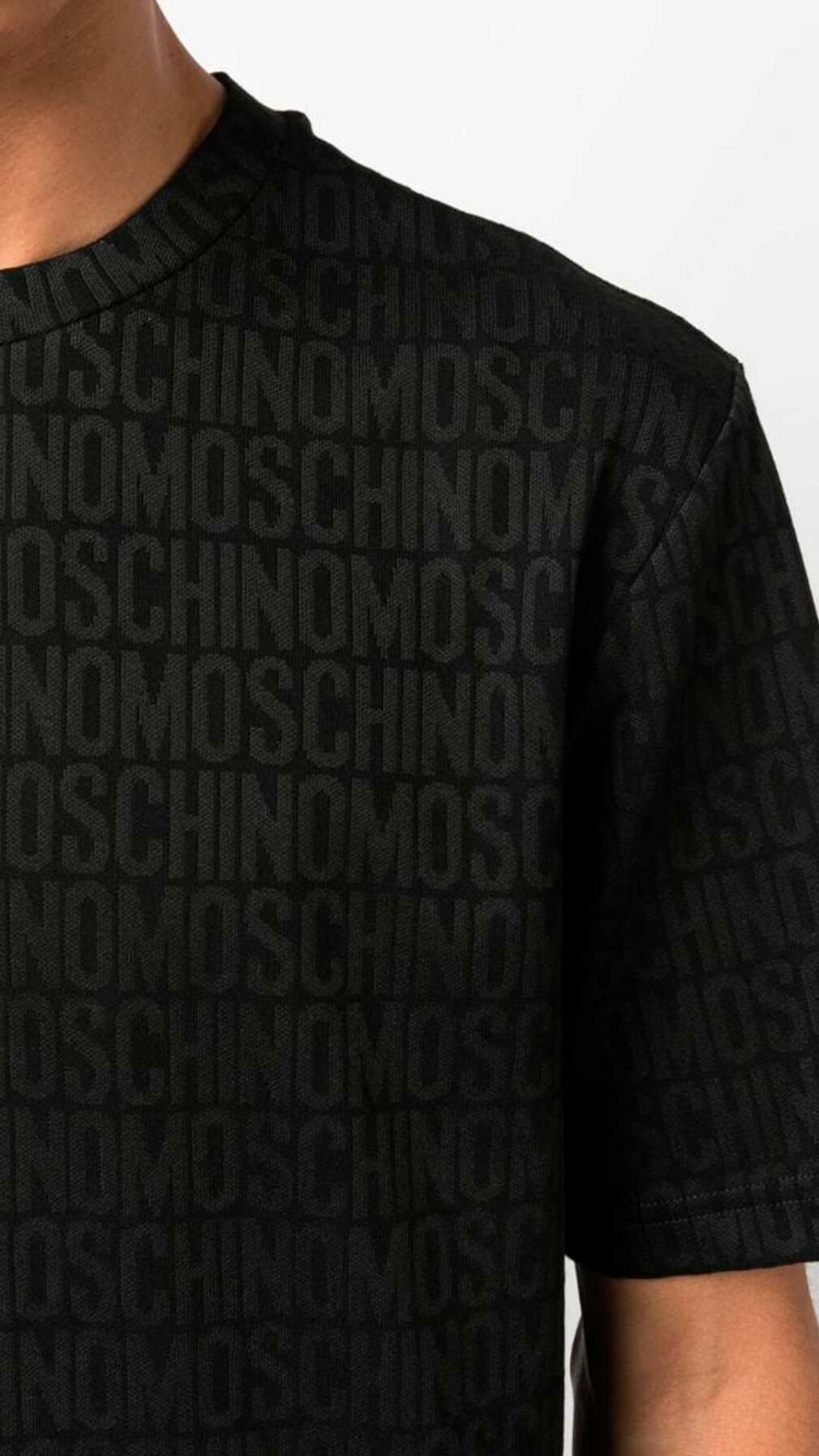 Camiseta con logotipo de Moschino
