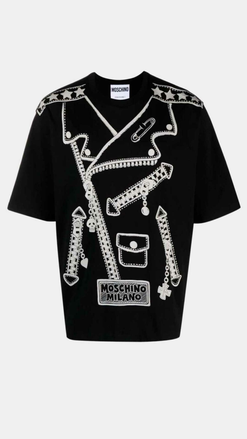 Camiseta con motivo gráfico de Moschino