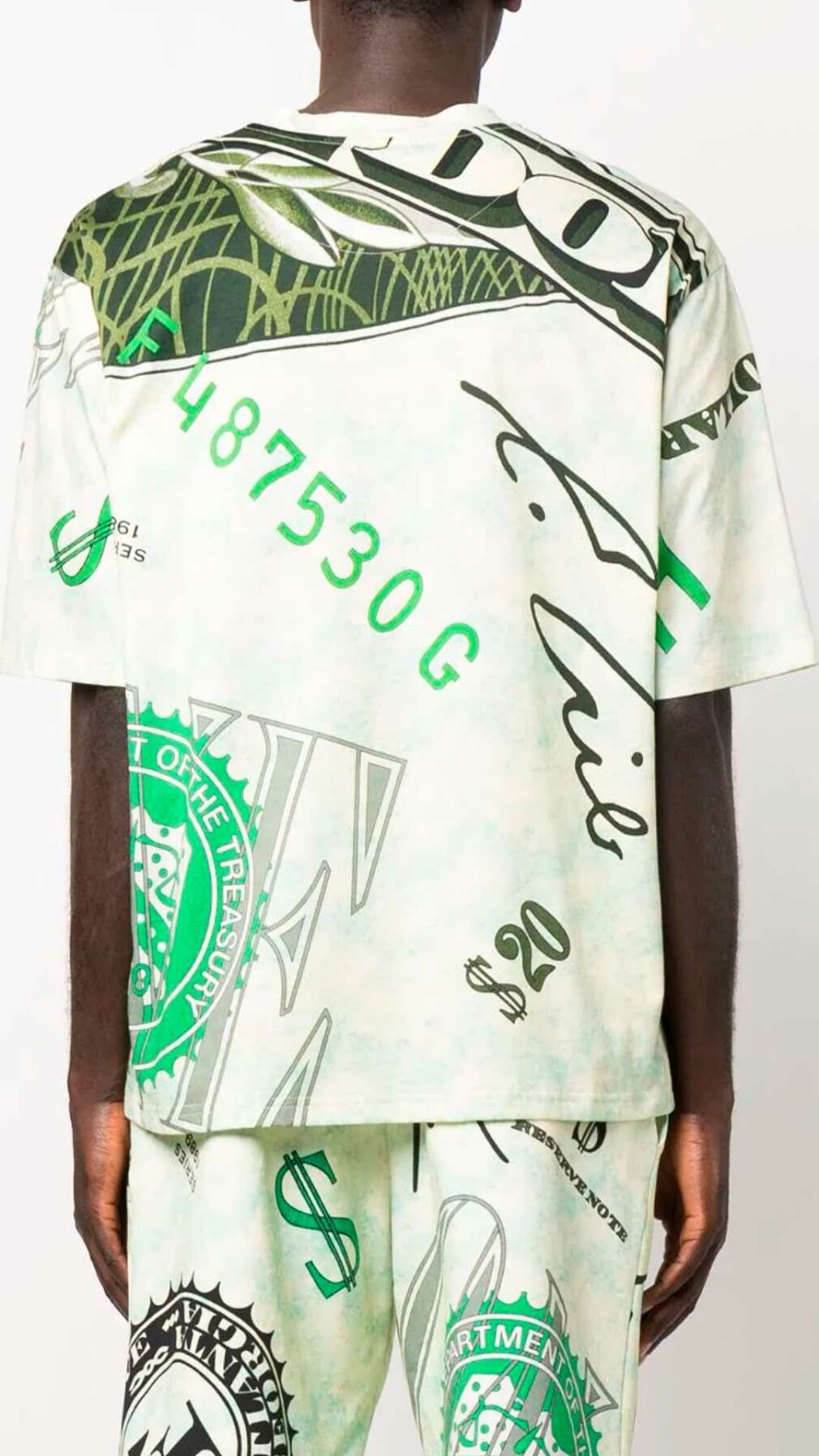 Camiseta con estampado gráfico de Moschino