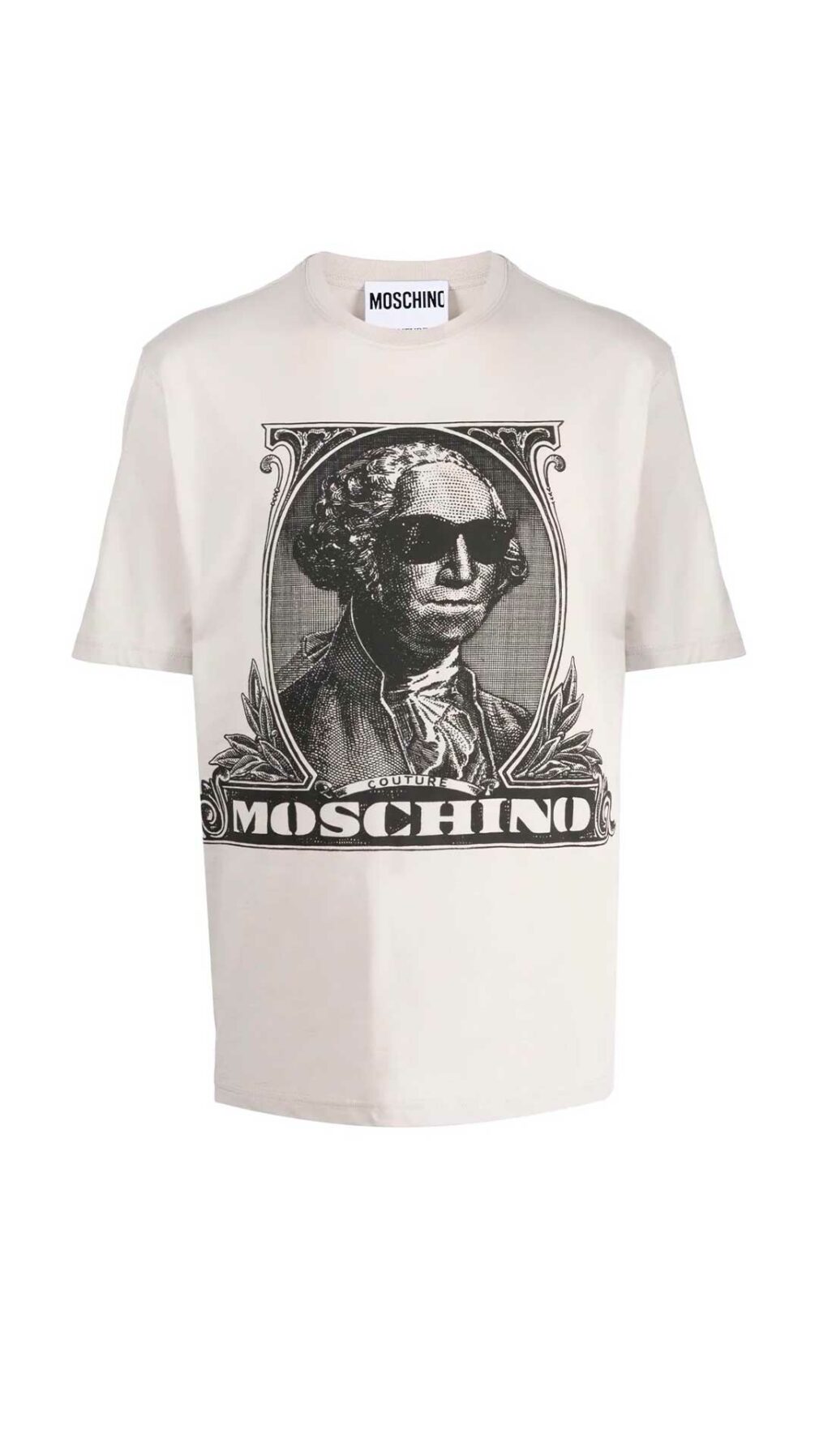 Camiseta con logo estampado de Moschino
