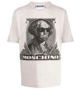 Camiseta con logo estampado de Moschino