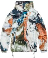 Chaqueta acolchada con estampado Planet de Diesel