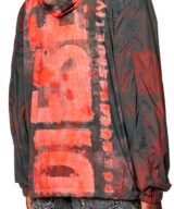 Chaqueta ligera Diesel con logotipo