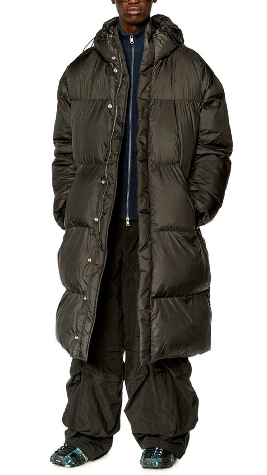 Abrigo puffer de fit holgado de Diesel