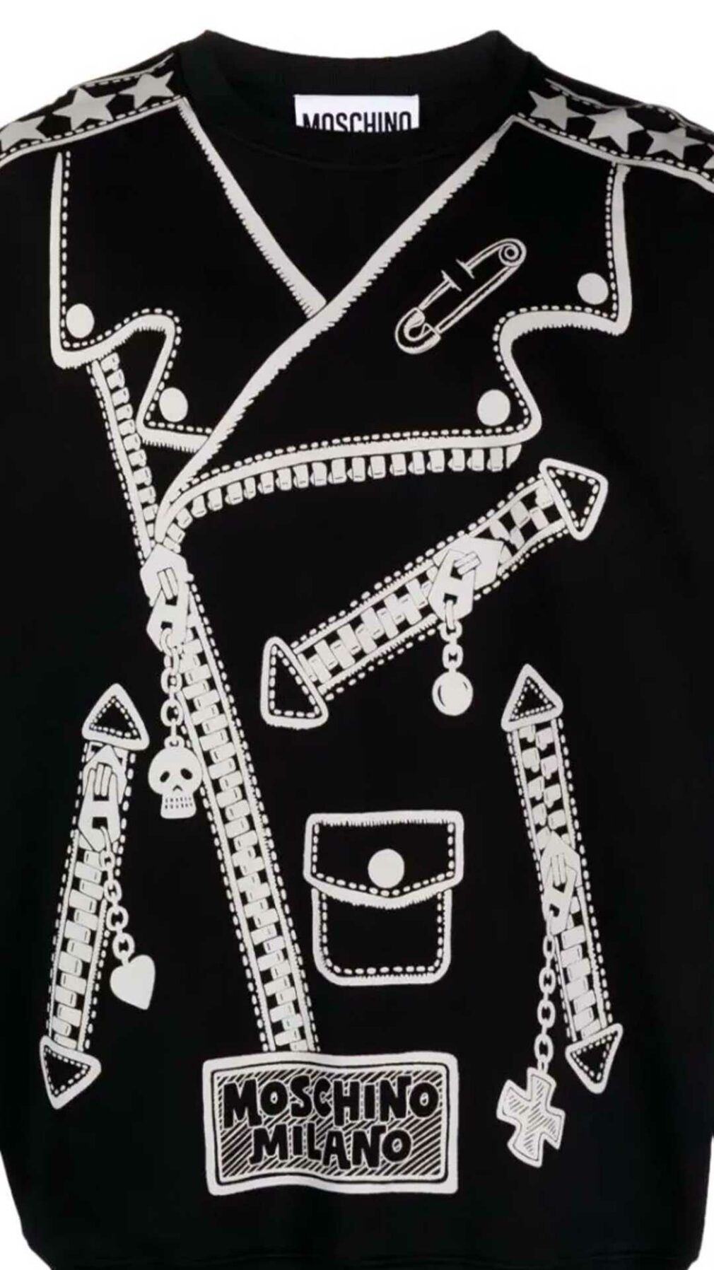 Sudadera con motivo gráfico de Moschino
