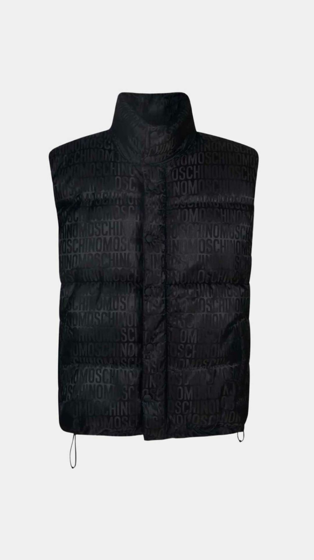 Chaleco acolchado con logo Moschino