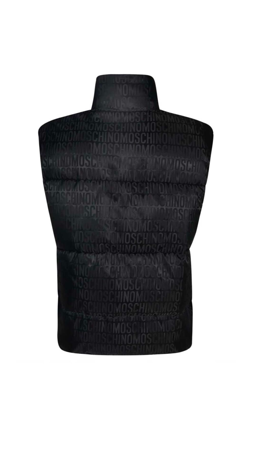 Chaleco acolchado con logo Moschino