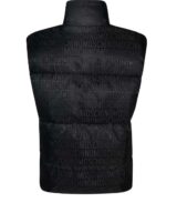 Chaleco acolchado con logo Moschino