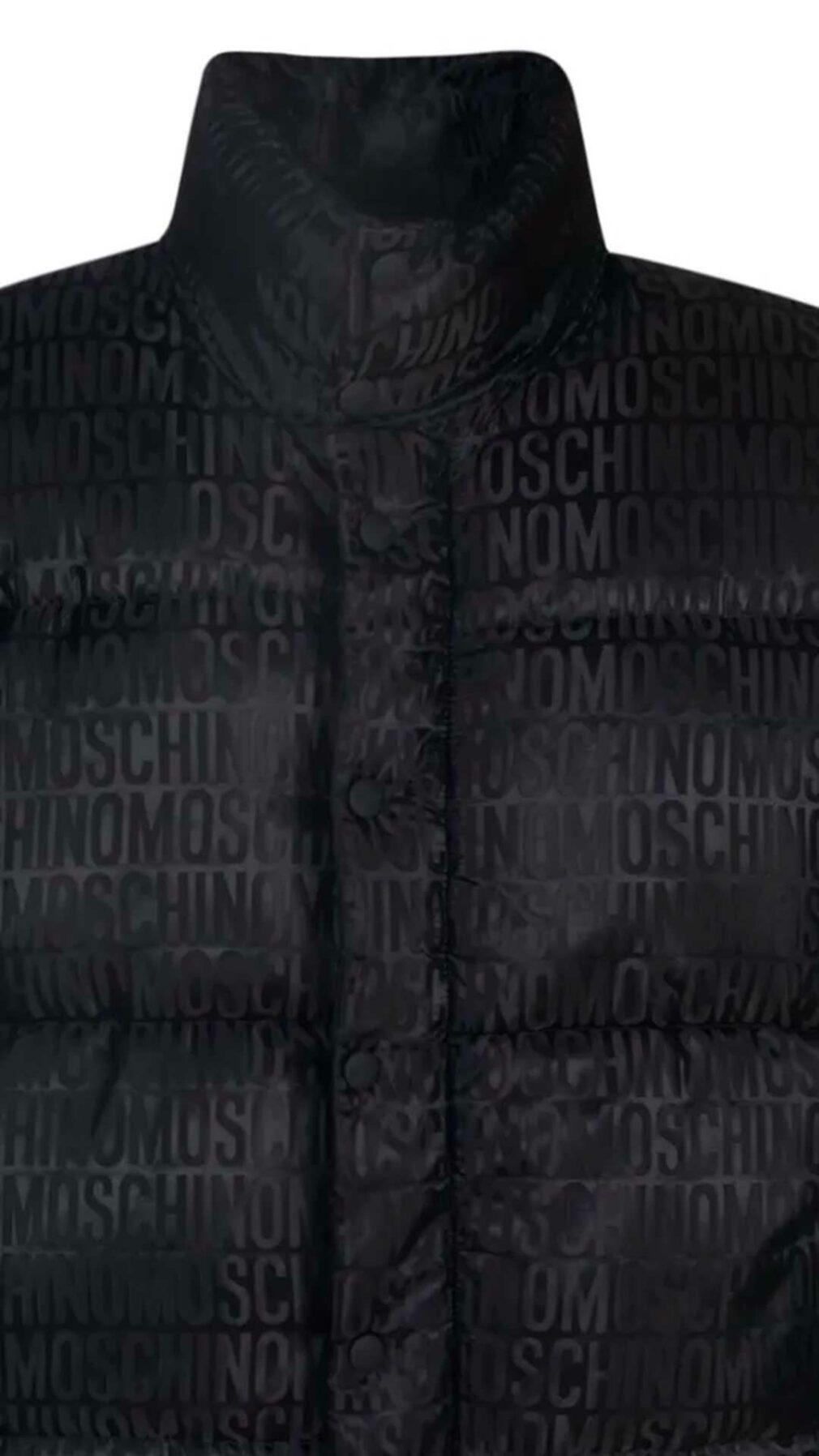 Chaleco acolchado con logo Moschino
