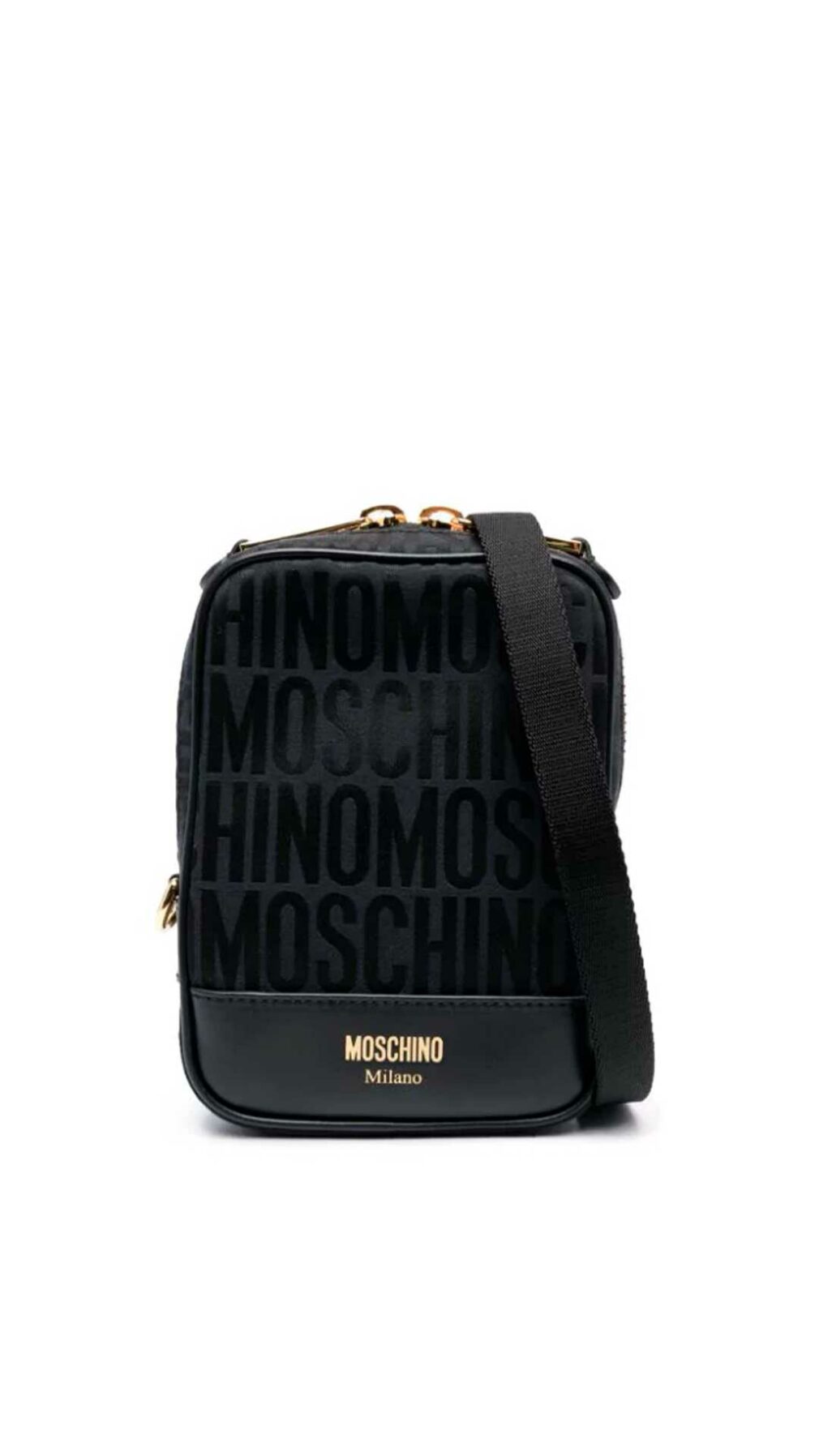 Bolso pequeño con logo estampado de Moschino
