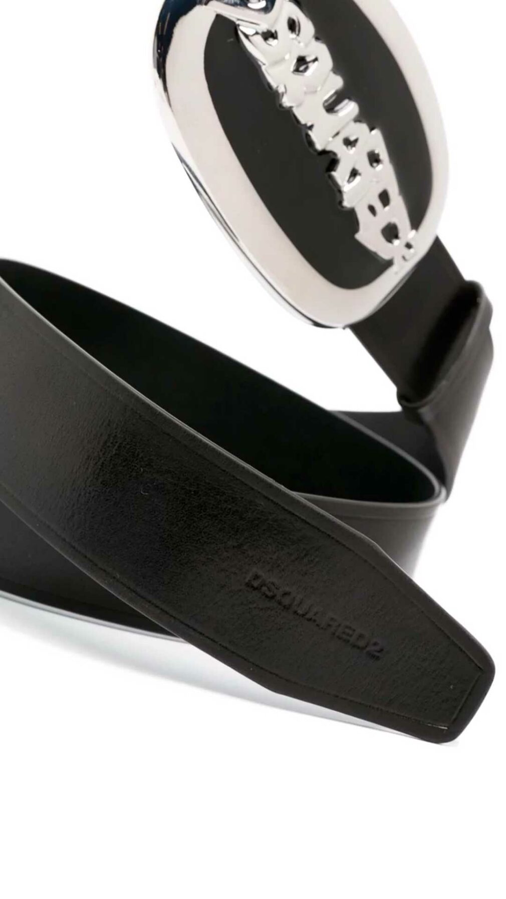 Cinturón con placa del logo Dsquared2