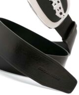 Cinturón con placa del logo Dsquared2