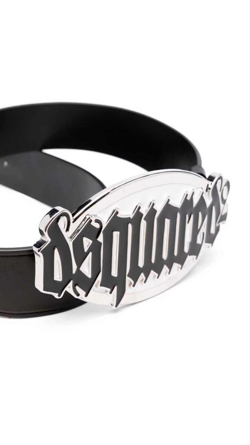 Cinturón con logotipo en letras góticas Dsquared2
