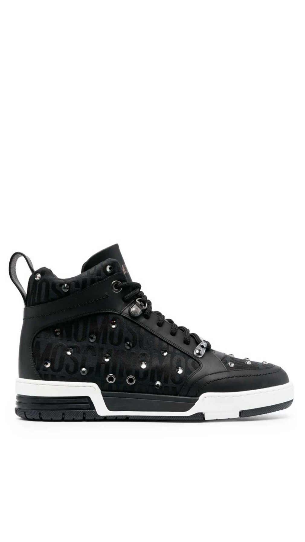 Deportiva con detalles de cristales de Moschino