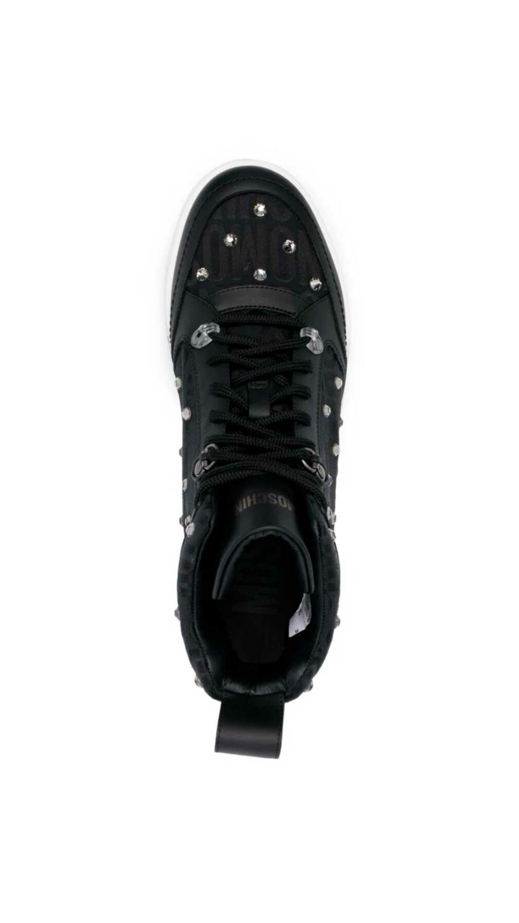 Deportiva con detalles de cristales de Moschino