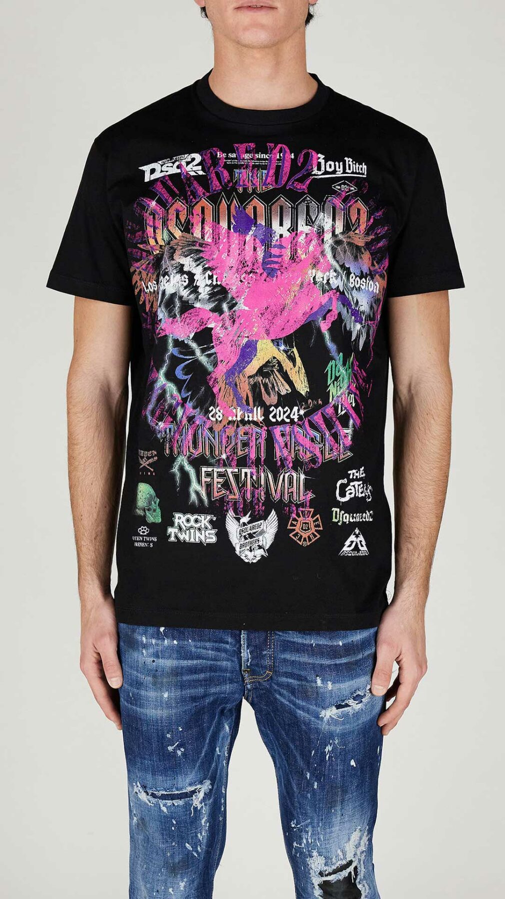 Camiseta con estampado de Dsquared2