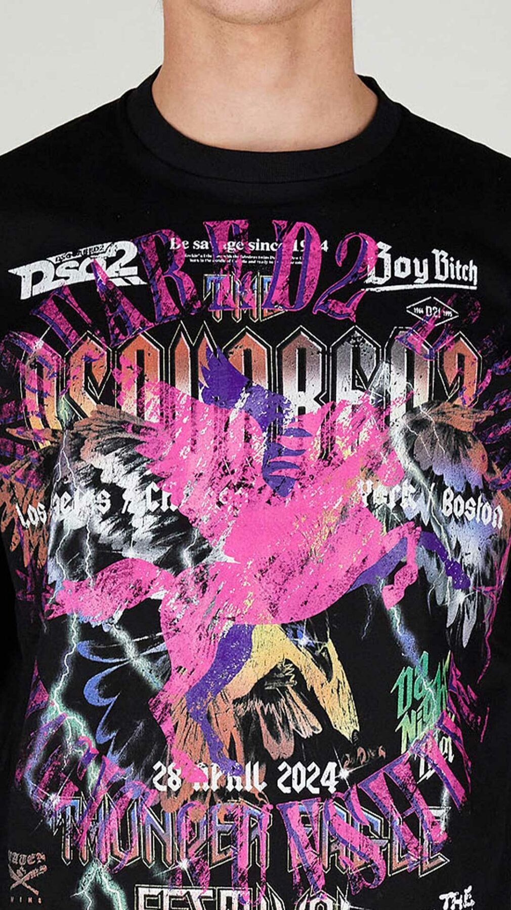 Camiseta con estampado de Dsquared2