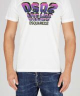Camiseta con estampado de Dsquared2