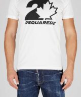 Camiseta con estampado del logotipo de Dsquared2