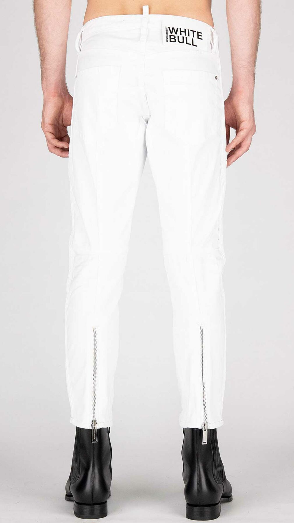 Pantalón Sexy Biker Fit White Bull de Dsquared2