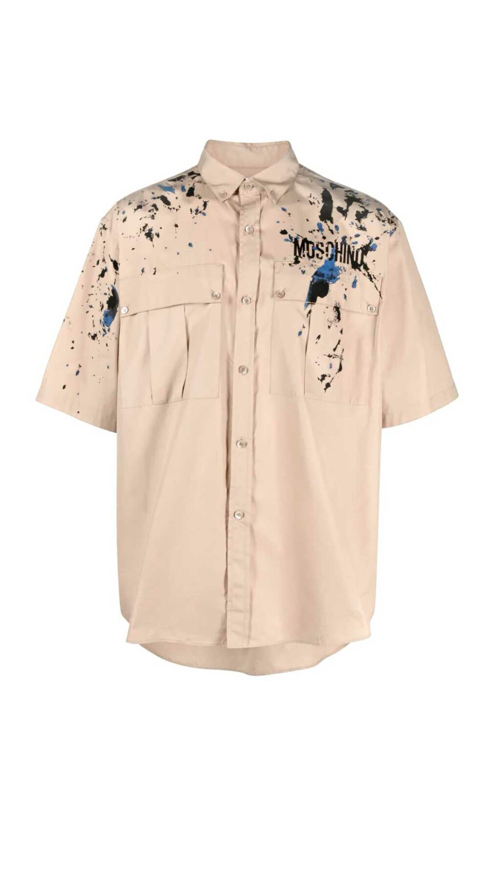 Camisa Moschino con logotipo holgada