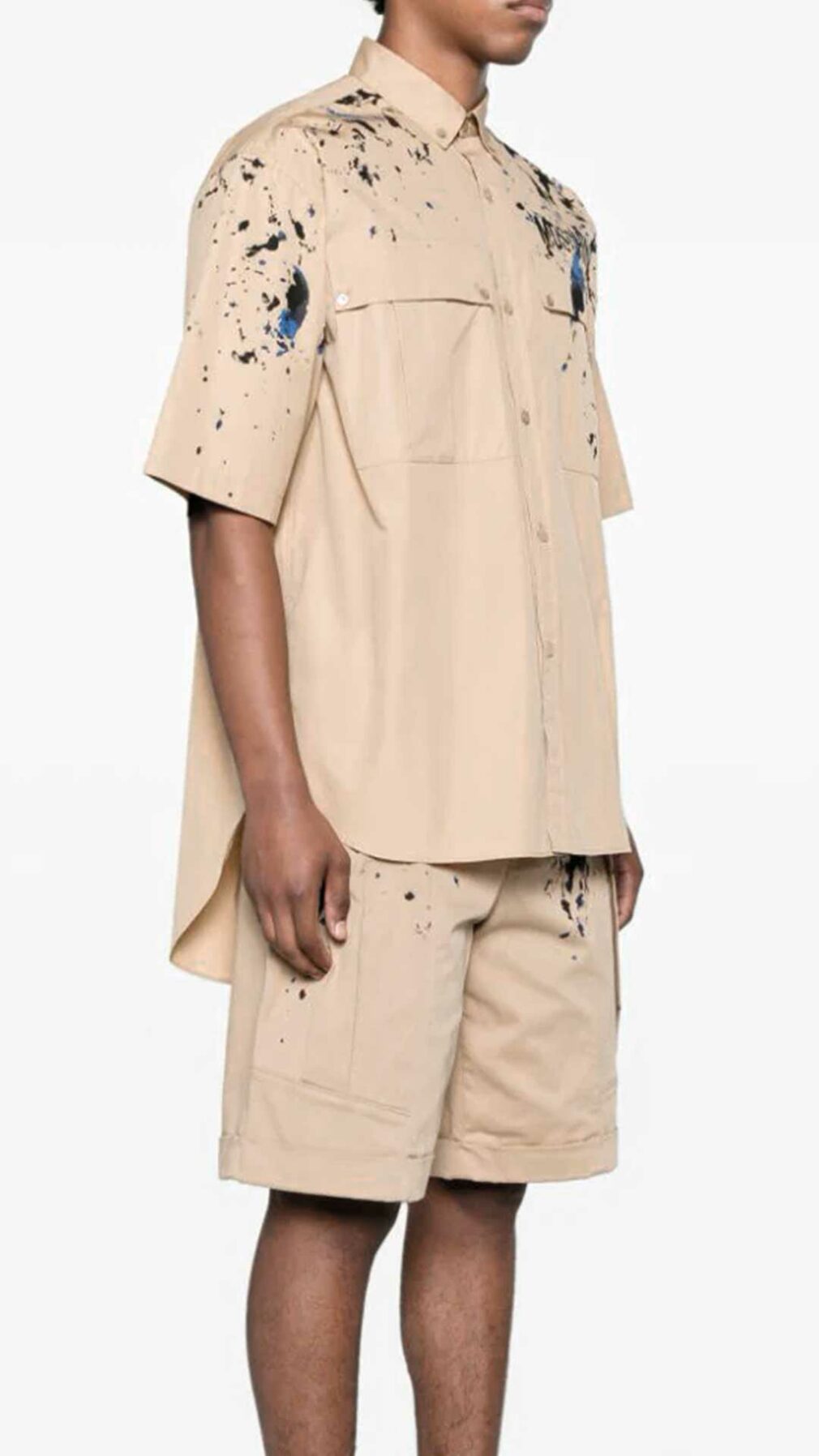 Camisa Moschino con logotipo holgada