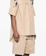 Camisa Moschino con logotipo holgada
