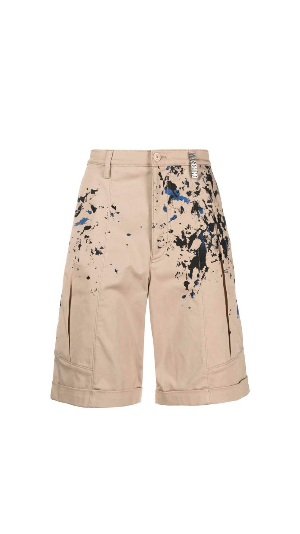Bermudas Moschino con estampado de manchas de pintura