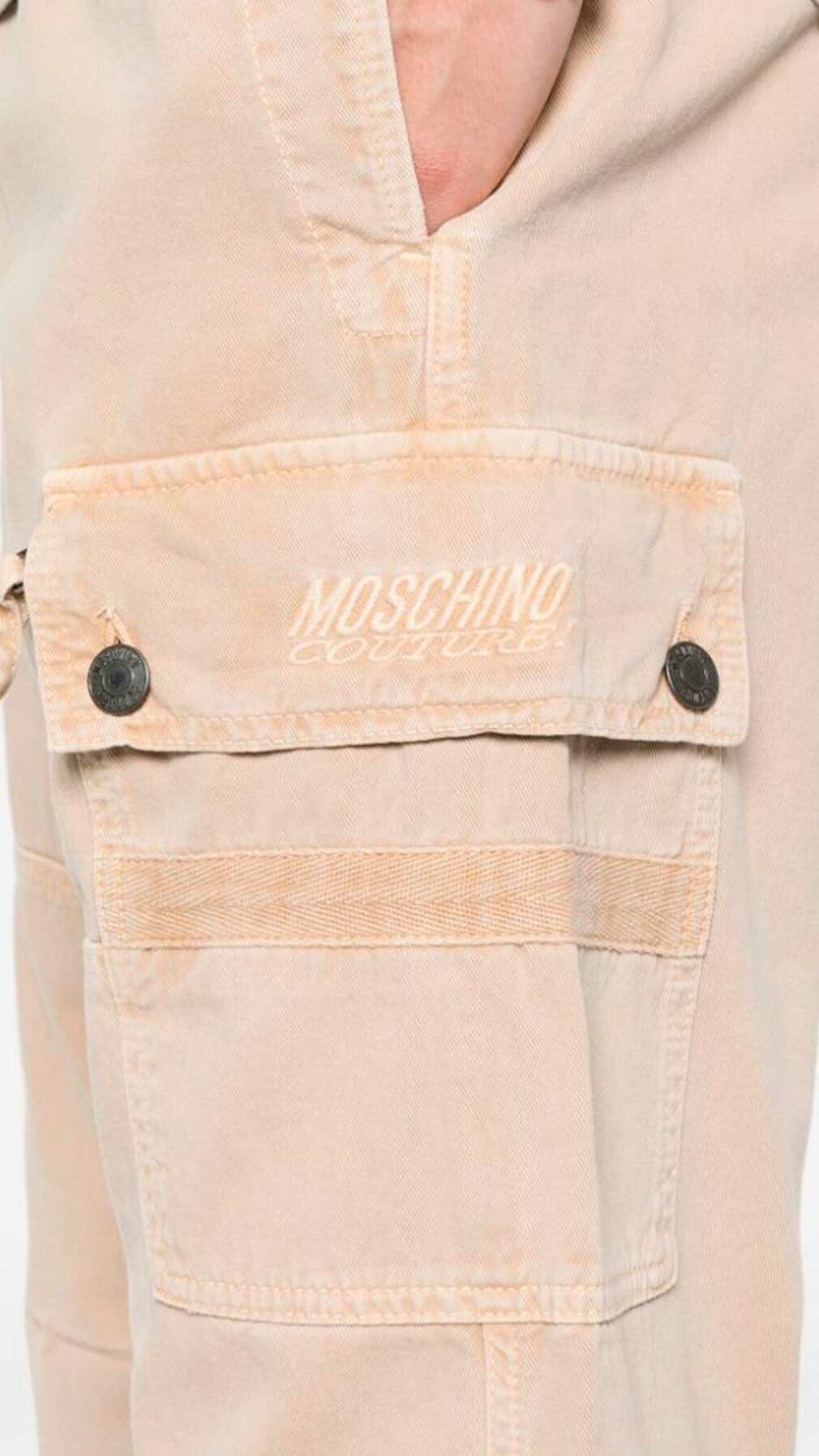 Pantalones cargo Moschino con logo bordado