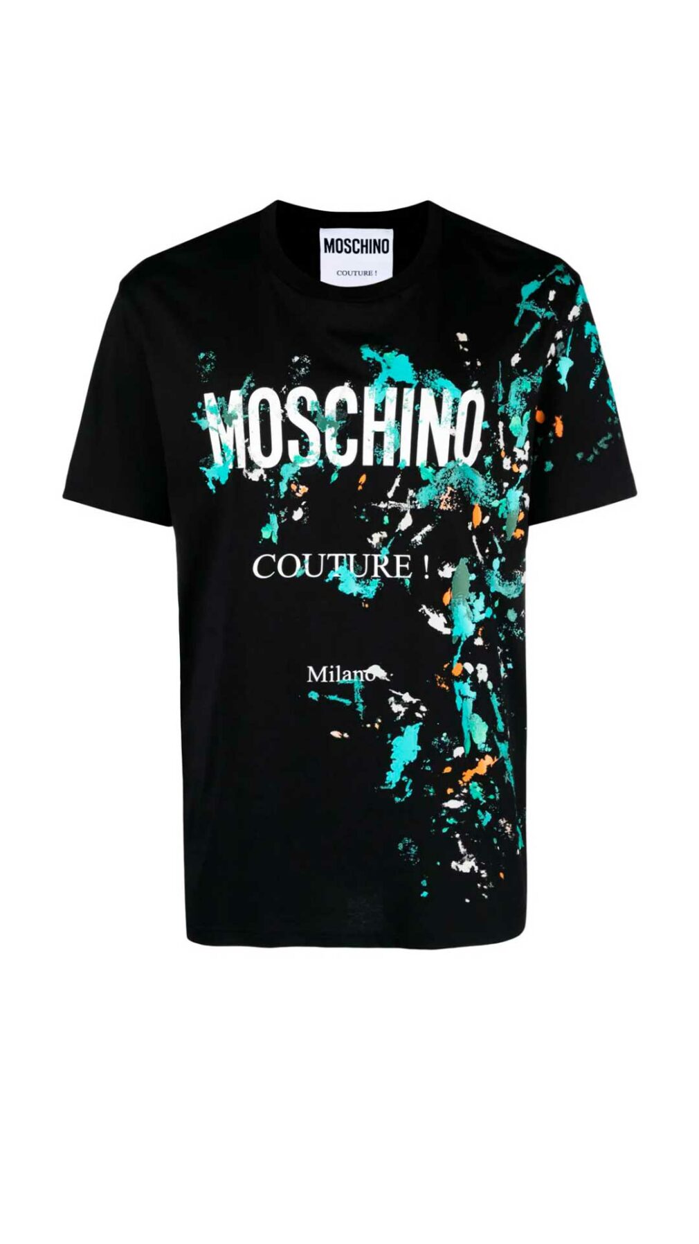 Camiseta Moschino con estampado manchas de  pintura
