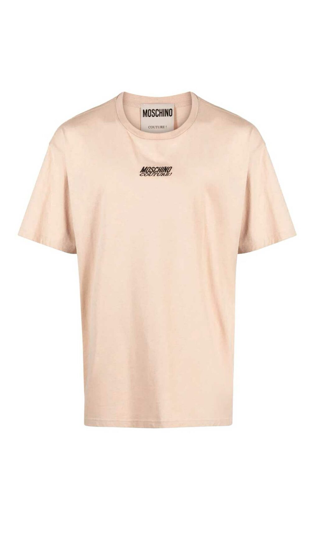 Camiseta Moschino con logotipo bordado