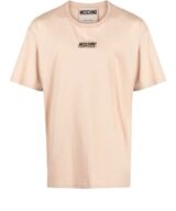 Camiseta Moschino con logotipo bordado