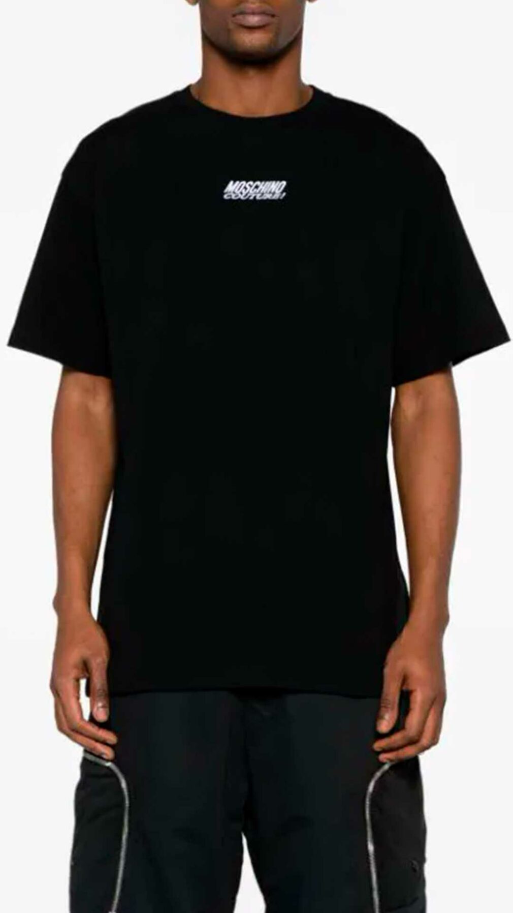 Camiseta Moschino con logotipo bordado