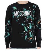 Jersey Moschino con manchas efecto pintura