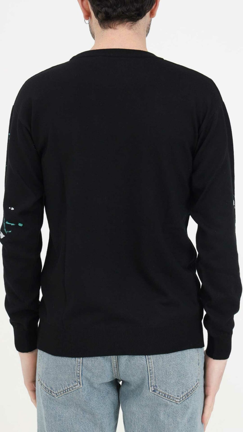 Jersey Moschino con manchas efecto pintura