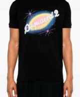 Camiseta Dsquared2 ajustada de algodón