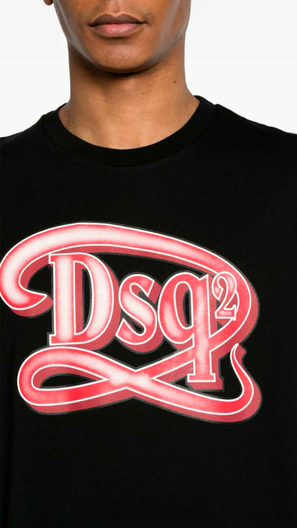 Camiseta Dsquared2 ajustada de algodón