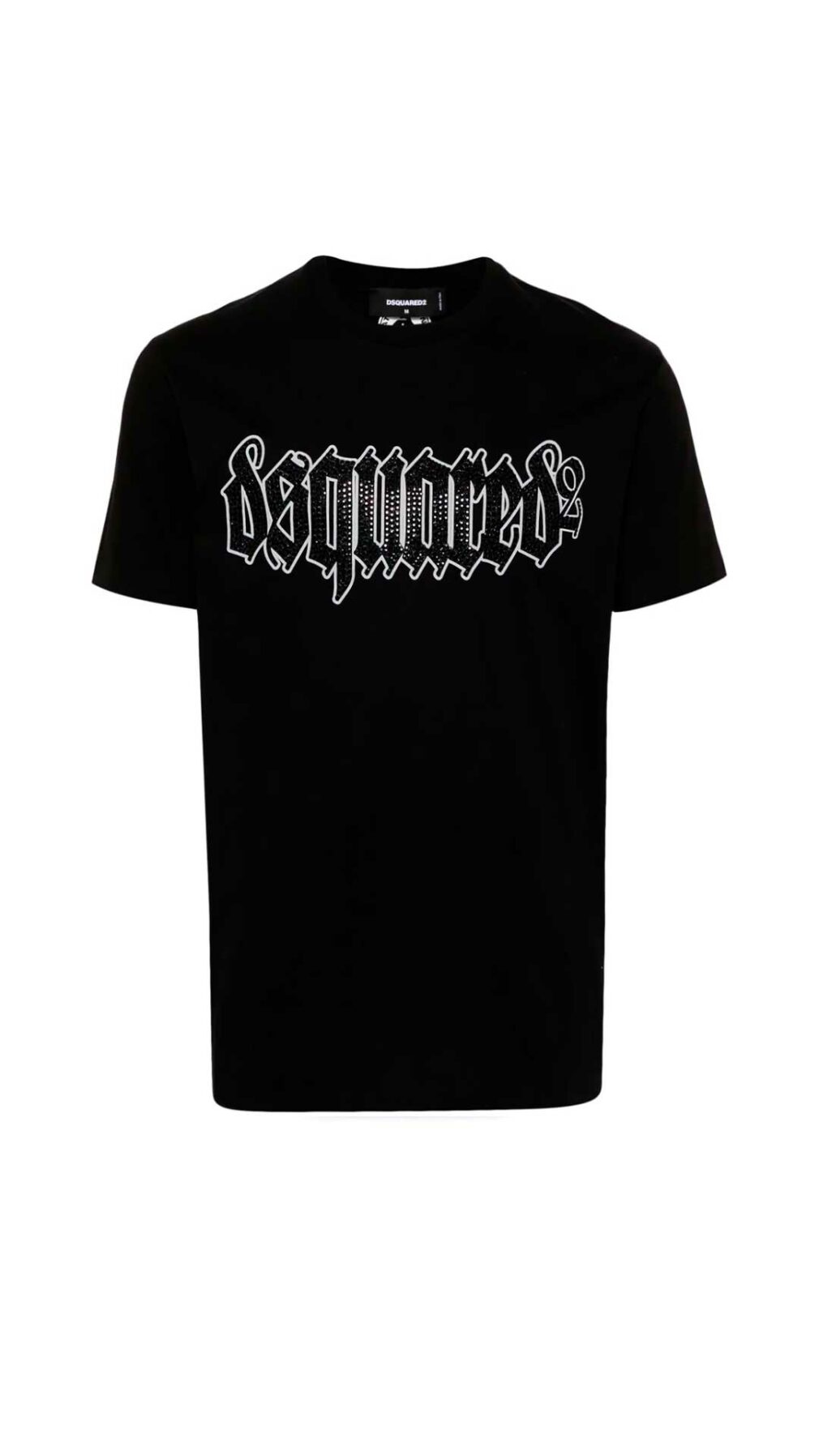Camiseta Dsquared2 con logotipo y cristal negro