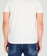 Camiseta Dsquared2 con logo estampado efecto desgastado