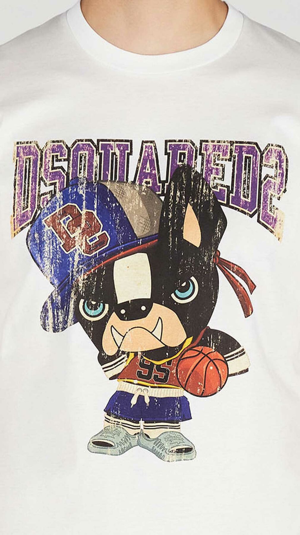 Camiseta Dsquared2 con logo estampado
