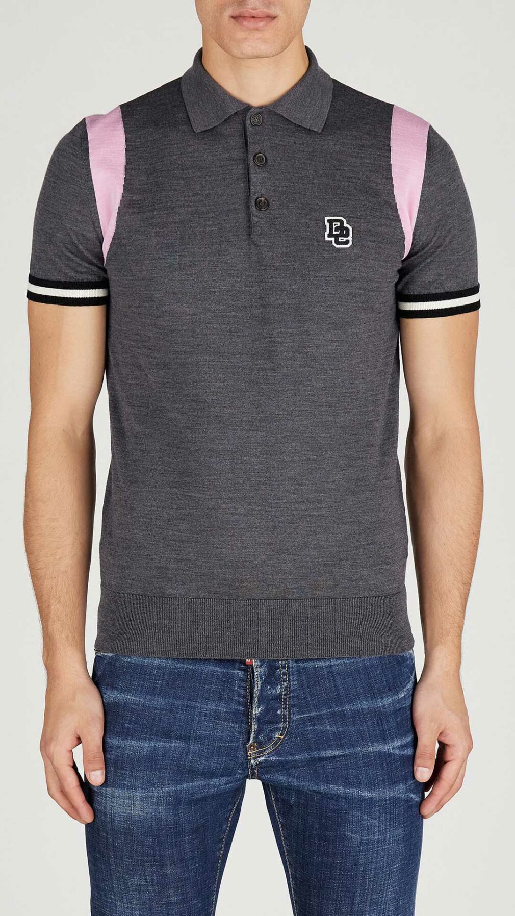 Polo de Dsquared2 con parche del logotipo