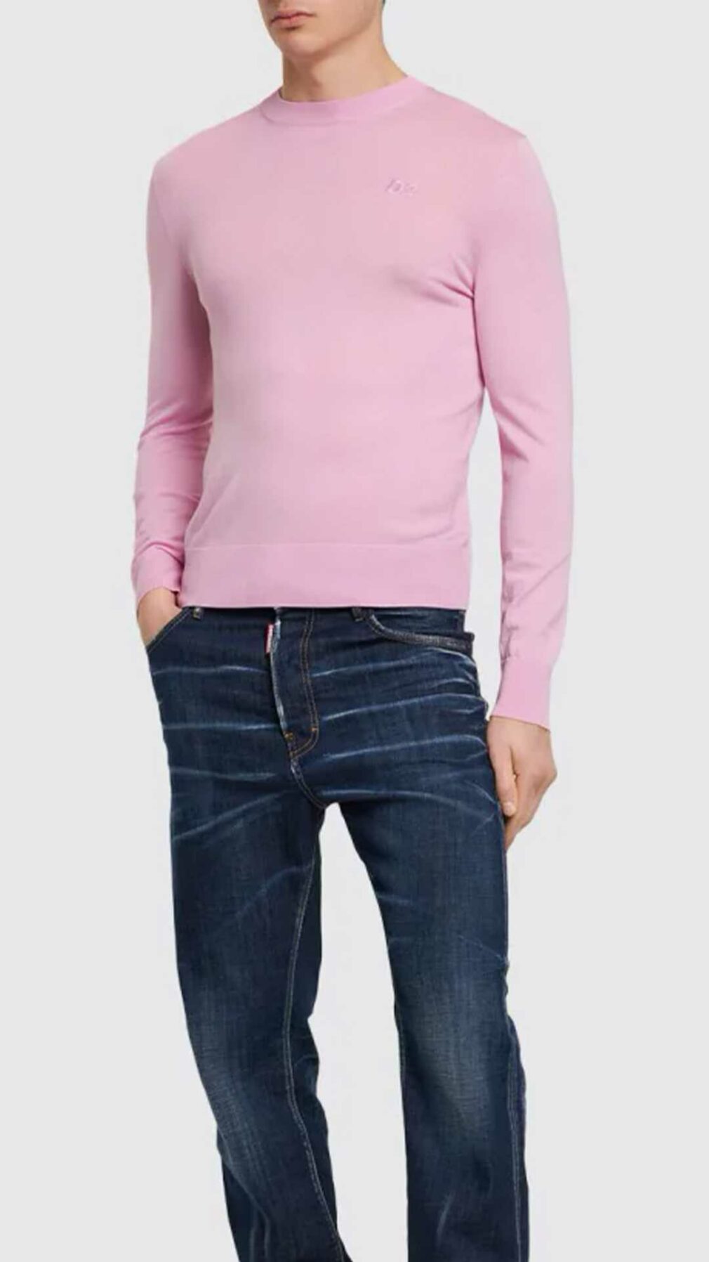 Jersey Dsquared2 de punto fino de lana Virgen
