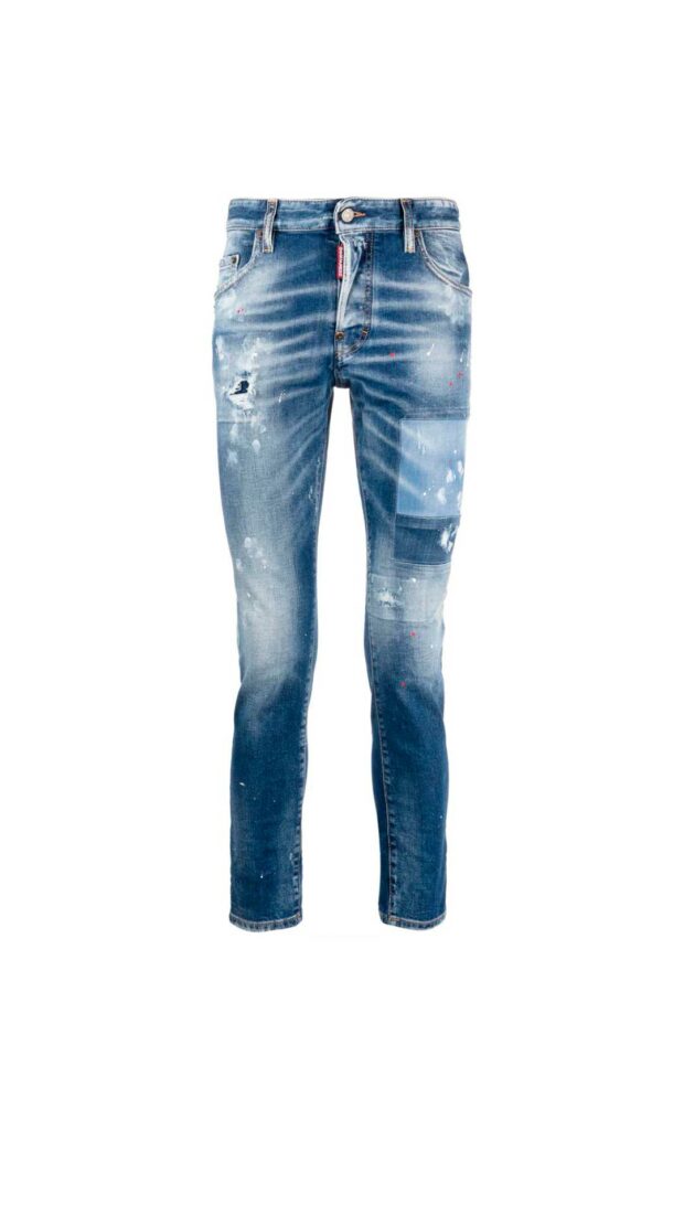 Jeans Skater Dsquared2 con efecto envejecido