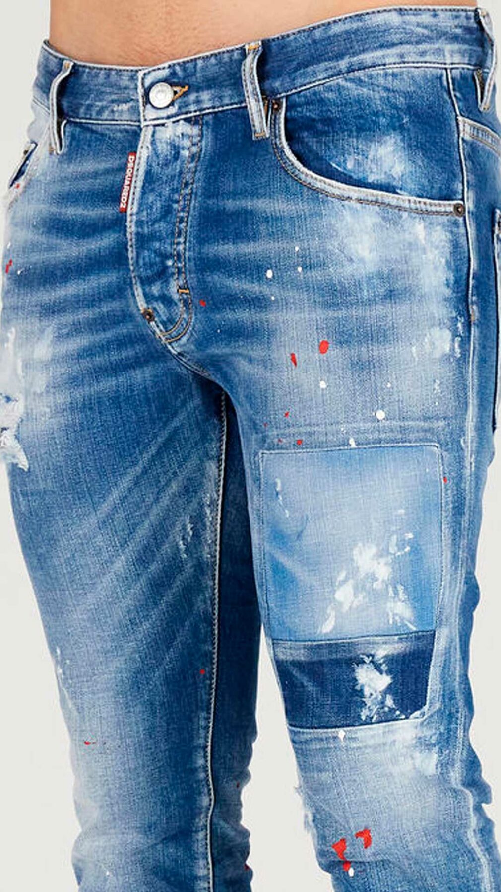Jeans Skater Dsquared2 con efecto envejecido